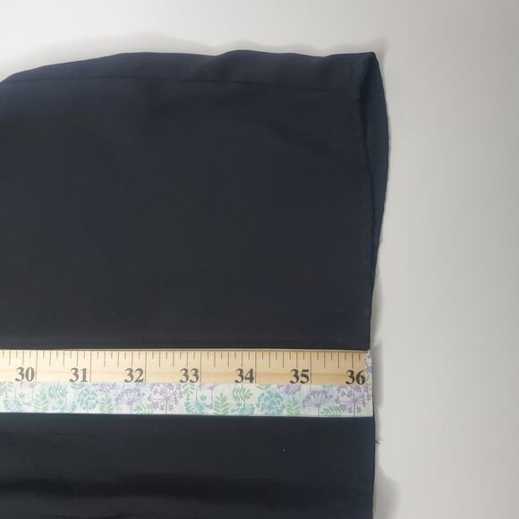 H&M | Black Zip Front Dress, Size 6 - Picture 5 of 8